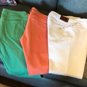 3 pair of DL 1961 EMMA legging jeans